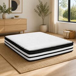 27cm Euro Top Queen Mattress with Pocket Spring Support