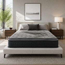 34cm Double Mattress with Bamboo Charcoal Cover