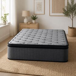 Single Mattress 34cm Euro Top with Pocket Springs and Foam