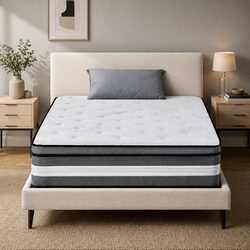 King Single Mattress 30cm Euro Top with Pocket Springs