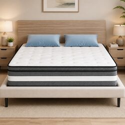 Queen Mattress with 30cm Gel Foam and Pocket Spring Design