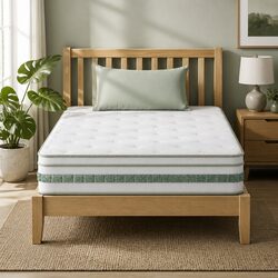 King Single Mattress 20cm Thick with Euro Top Design