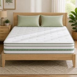 20cm Queen Mattress with Euro Top and Green Tea Foam