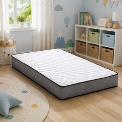 Single Mattress 16cm Bonnell Spring Core Medium Firm Support