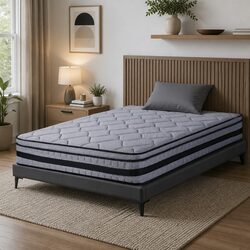 34cm King Single Mattress with High-Density Foam and Springs