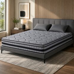 34cm Double Mattress with Hybrid Pocket Spring System