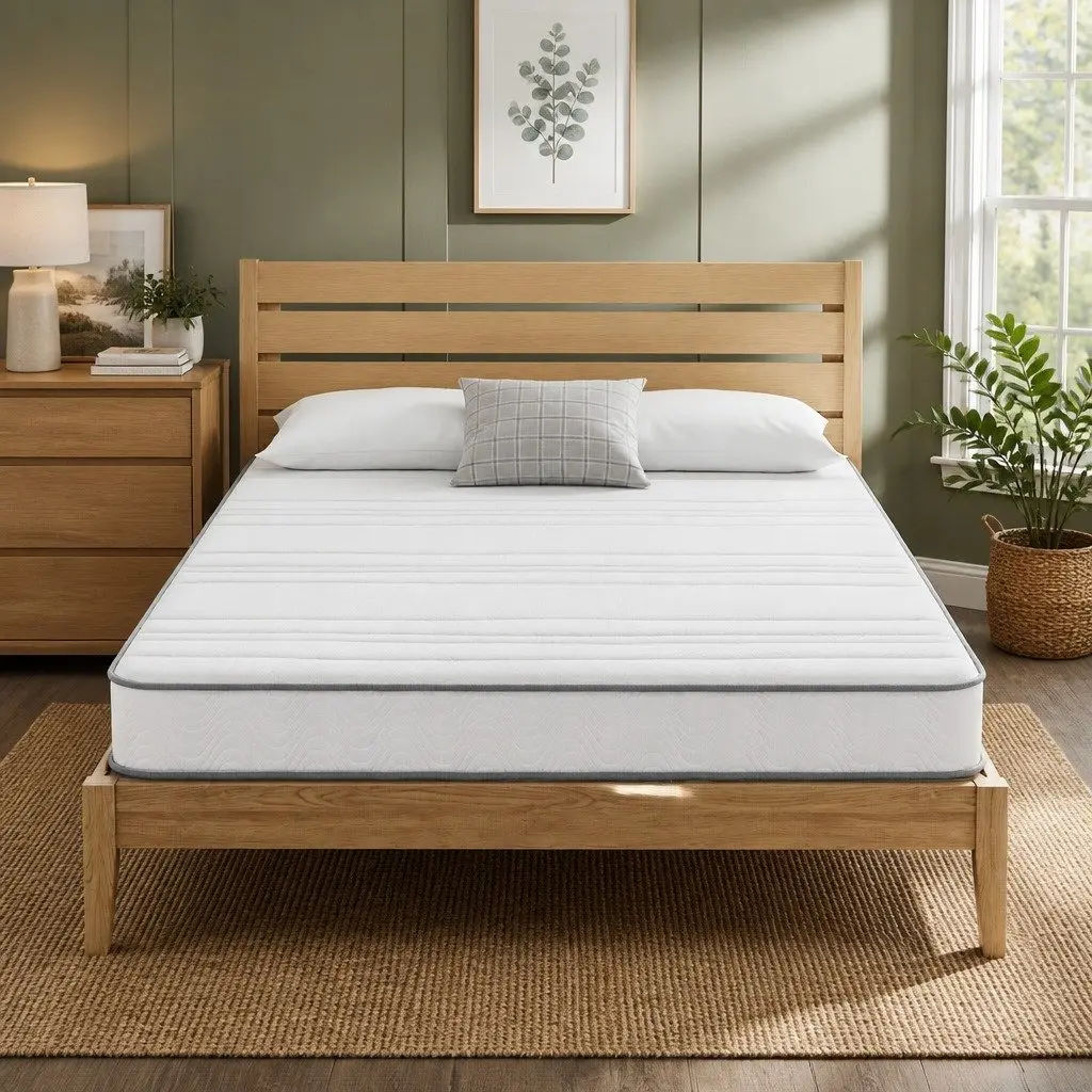 20cm King Size Mattress with Egg-Crate Foam and Pocket Springs