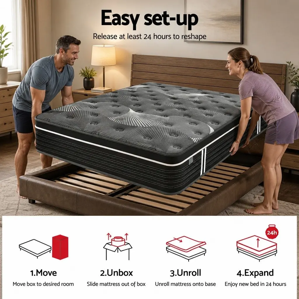35cm Double Mattress with Pocket Spring and Memory Foam