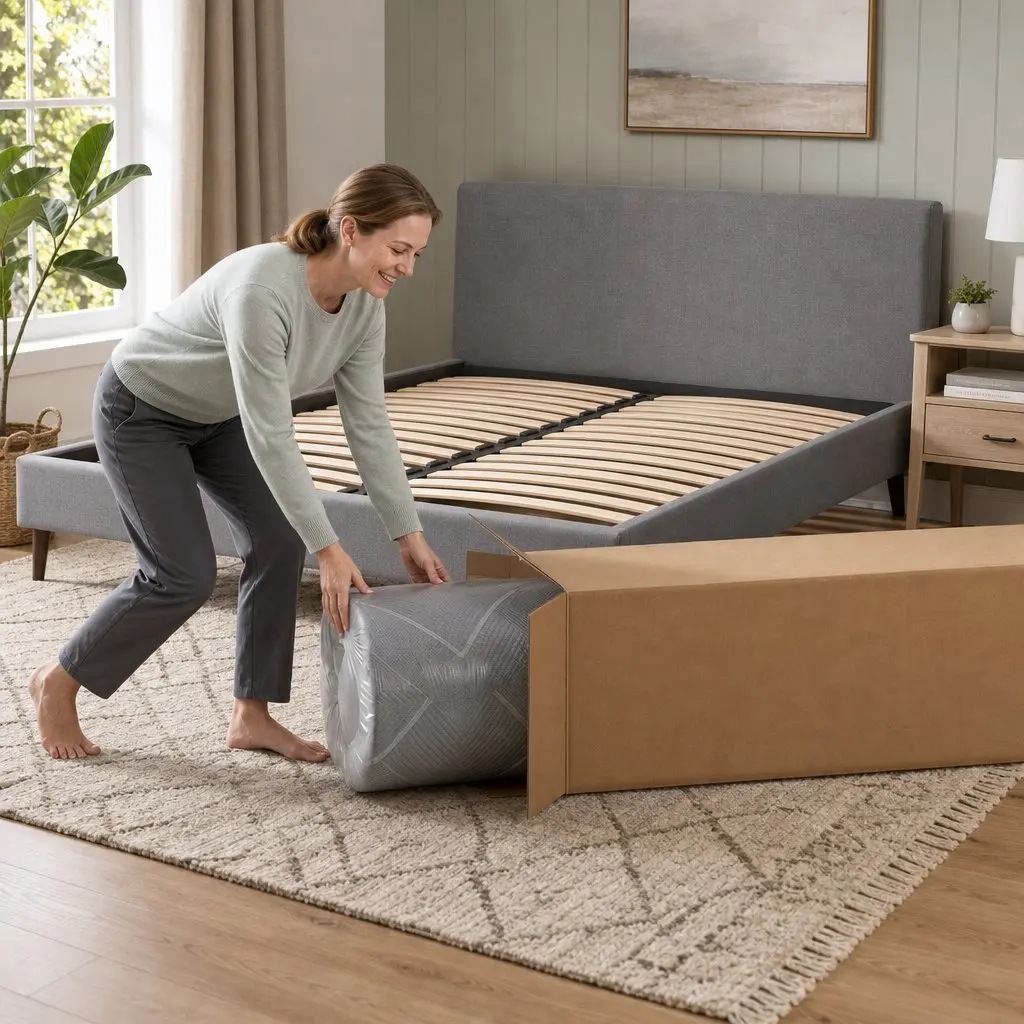 King Size Mattress Firm 26cm Dark Grey
