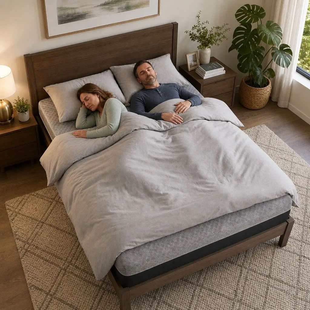 Queen Mattress Firm 26cm Dark Grey Breathable