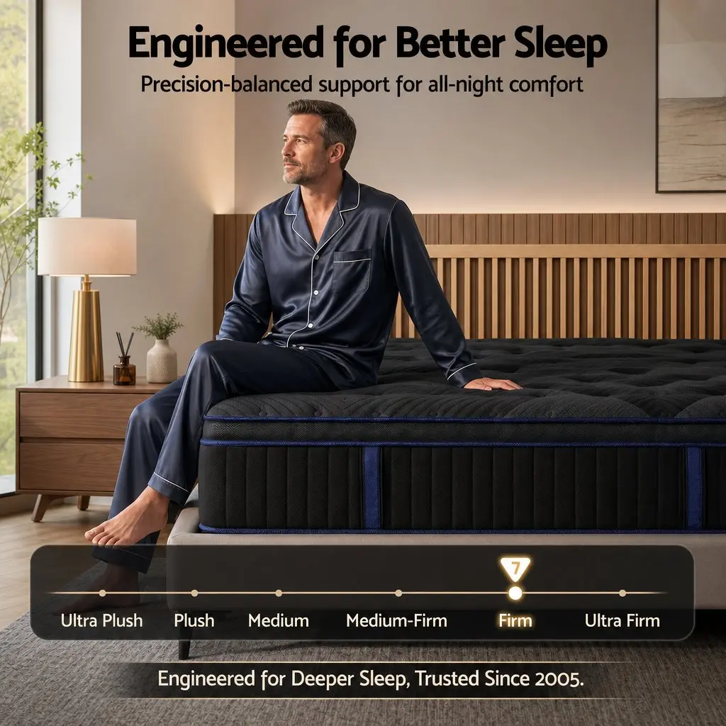 Queen Hybrid Mattress with 5-Zone Support System