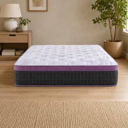 Double Euro Top Mattress with Edge Support and Pocket Springs