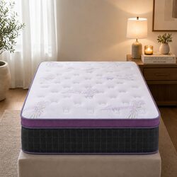 Single Mattress with 5-Zone Pocket Spring System, 35cm Thick