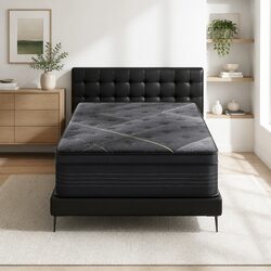 Hybrid Pocket Spring King Single Mattress 35cm Bamboo Charcoal