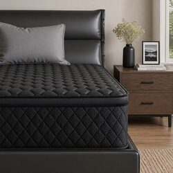 King Single Mattress 34cm Euro Top with Pocket Springs