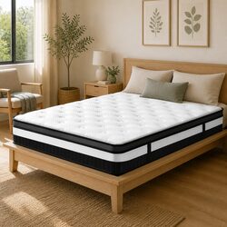 30cm Queen Mattress with Medium Firm Pocket Spring Support