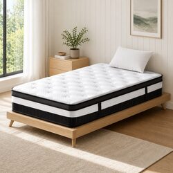Stylish 30cm Single Mattress with Euro Top Design