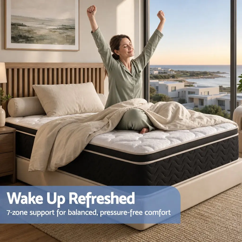 King Single Mattress 35cm Firm Copper Foam