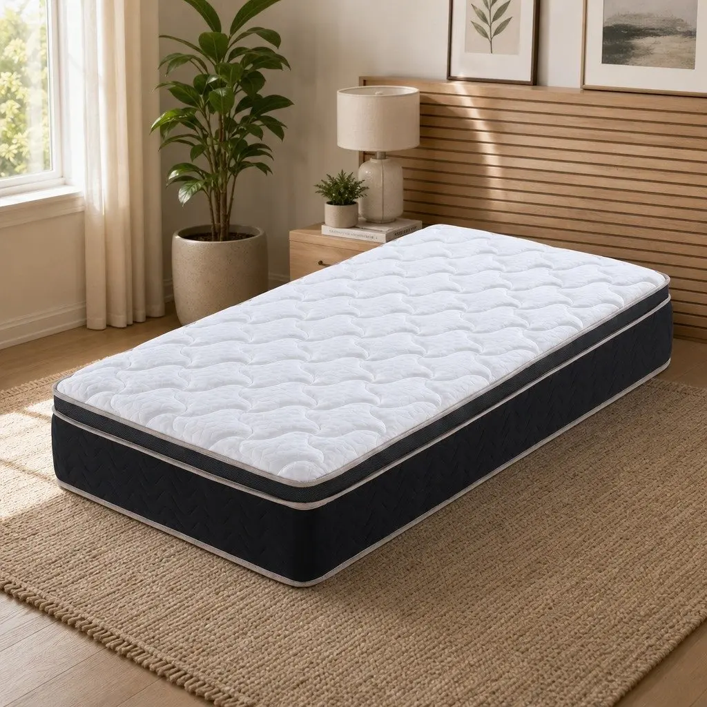 Single Mattress Firm 35cm Black