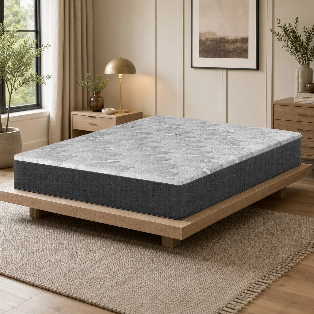 King Size Mattress Grey 30cm Firm Support 5-Zone Pocket Spring Comfort