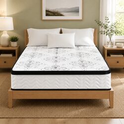Queen Mattress 30cm Euro Top Medium Firm with Pocket Springs