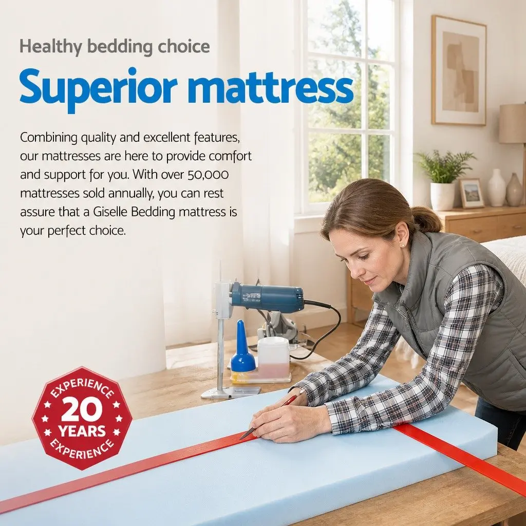 Double Mattress Ultra Firm Grey 24cm Tight Top Pocket Spring