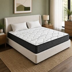 Double Mattress 16cm Medium Firm Bonnell Spring Construction