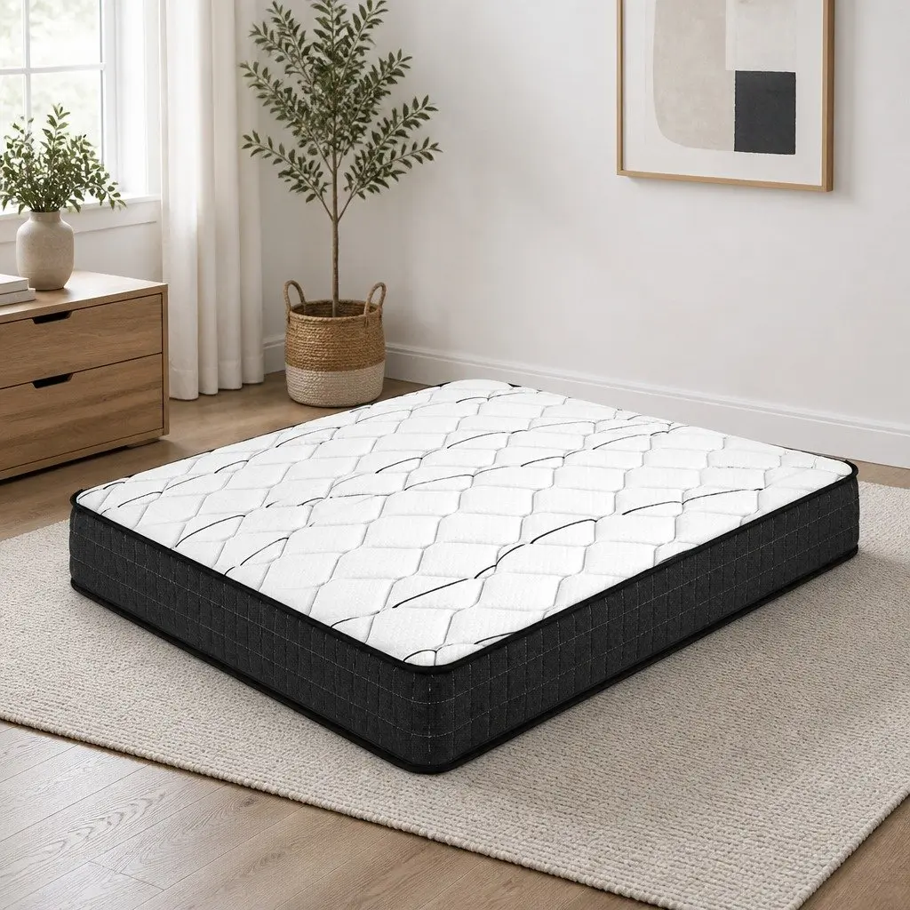 Double Mattress Medium Firm 16cm Bonnell Spring Comfort Support