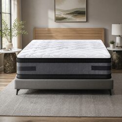 Double Mattress with 36cm Flippable Design and Pocket Springs