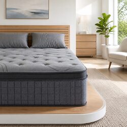 Double Mattress with 33cm Height and 7-Zone Support