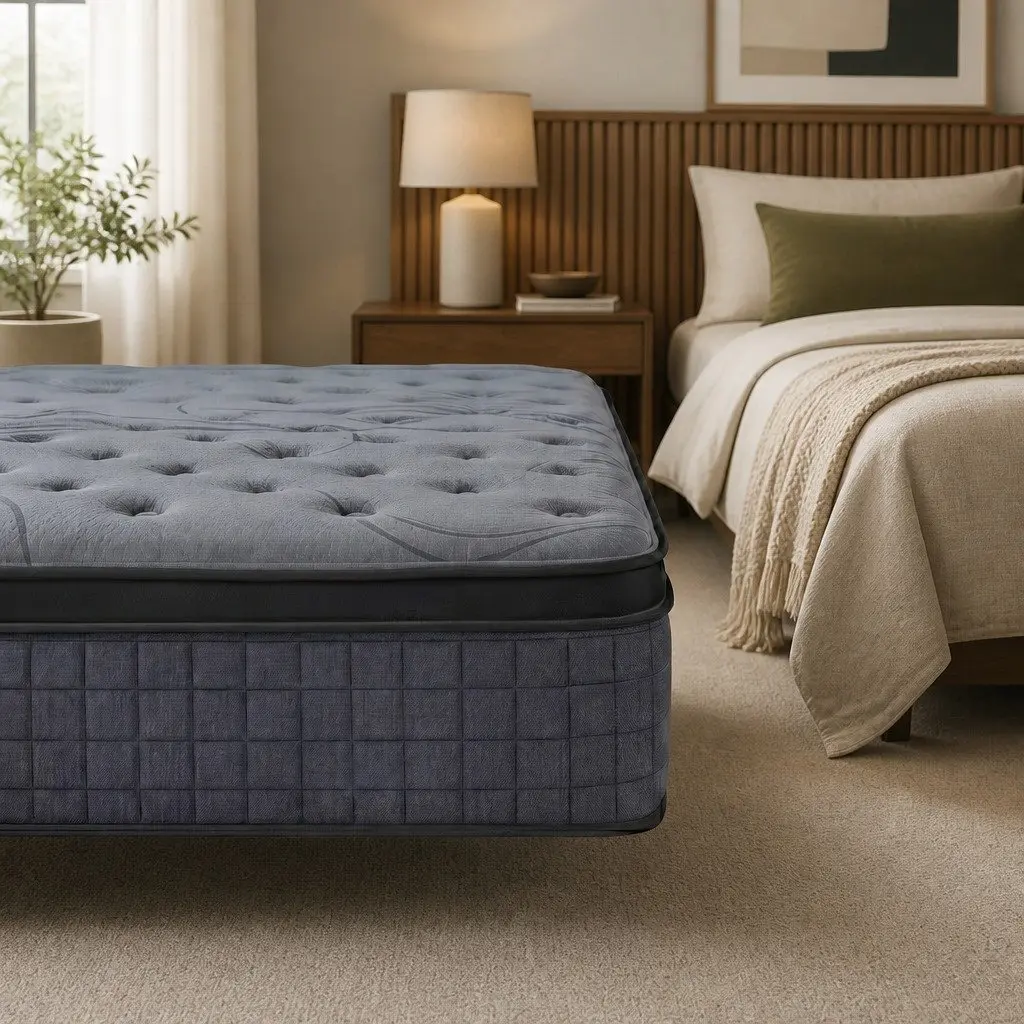 Single Mattress Extra Firm 33cm 7-Zone Pocket Spring Grey