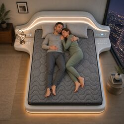 Queen Mattress 25cm Hybrid with Pocket Springs and Foam