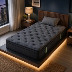 34cm King Single Mattress with Hybrid Pocket Springs