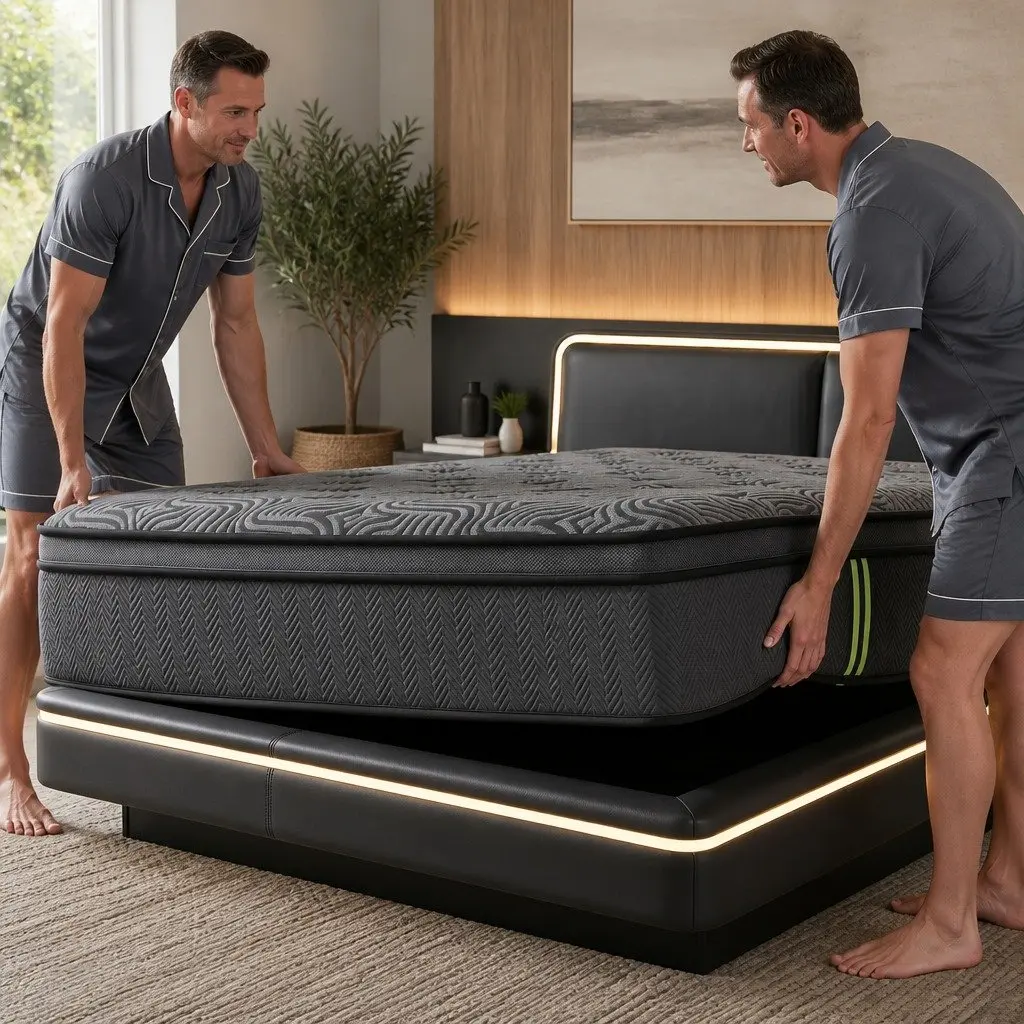King Mattress 34cm Hybrid with Pocket Springs and Gel Foam