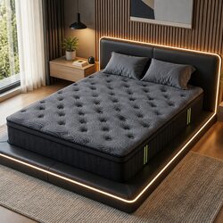 Queen Mattress 34cm Hybrid with Pocket Spring and Foam