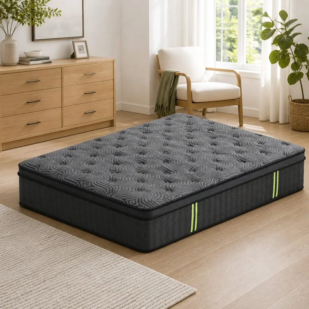 Queen Mattress 34cm Hybrid with Pocket Spring and Foam