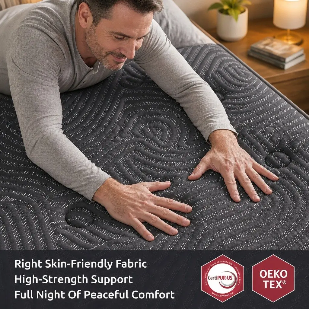 Queen Mattress 34cm Hybrid with Pocket Spring and Foam