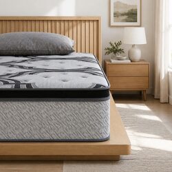 Single Mattress 34cm with Pocket Springs and Memory Foam