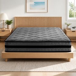 Queen Pocket Spring Mattress 22cm Medium Firm Support