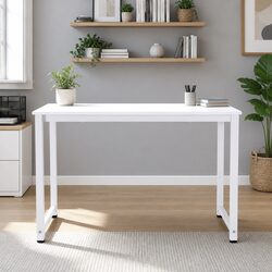 White Computer Desk 120CM with Sturdy Construction