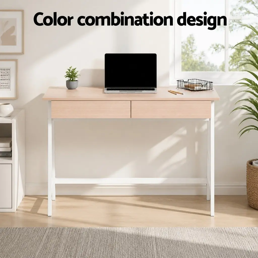 Computer Desk with Drawers Storage Cabinet