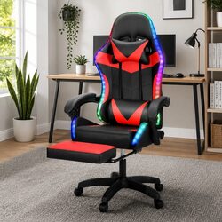 Massage Gaming Office Chair with 6 Vibrating Points
