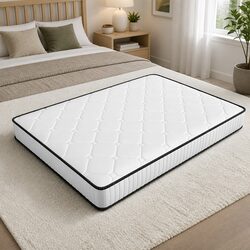Queen Size Spring Mattress with Pocket Springs 203x153cm