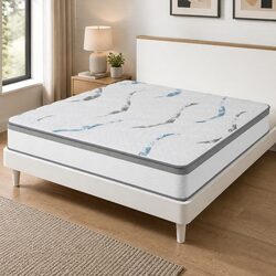 Double Pocket Spring Mattress 25cm Medium Firm Support