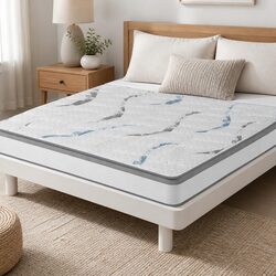 King Single 25cm Spring Mattress with Pocket Coils