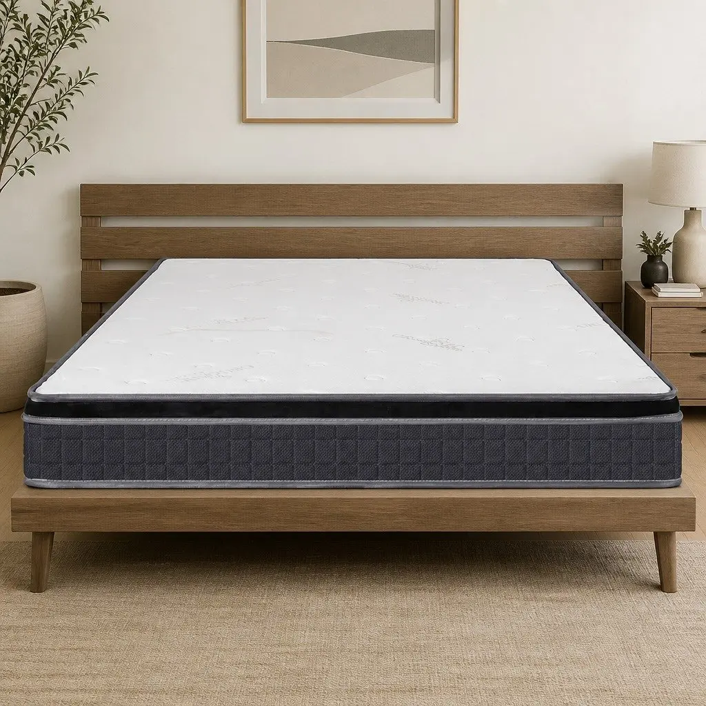 Bonnell Spring Mattress Medium Firmness 18cm King Single White