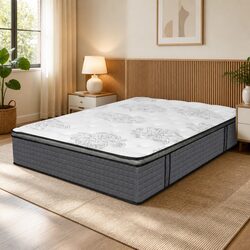 Pocket Spring Mattress Super King Size with Egg-Crate Foam