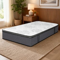 Medium Firm Double Spring Mattress with Egg Crate Foam