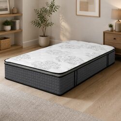 Single Pocket Coil Spring Mattress with Egg-Crate Foam
