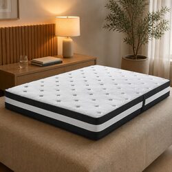 Queen Cooling Mattress 5 Zone Pocket Spring Construction